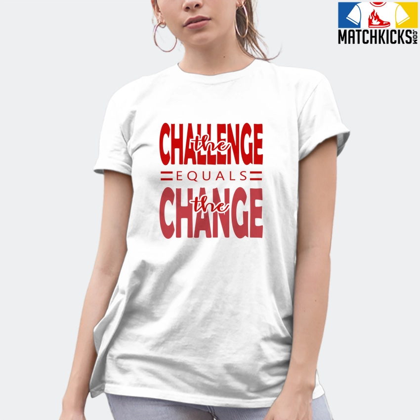 T-Shirt - Nike Dunk Low University Red (2020) - Sneaker-Matching T-Shirt (the Challenge = The Change) 10 T-Shirt - Nike Dunk Low University Red (2020) - Sneaker-Matching T-Shirt (the Challenge = The Change) - Image 8