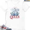 T-Shirt - Nike Dunk High Washed Denim Pack - Sneaker-Matching T-Shirt (SNEAKER QUEEN) -Nike Dunk shop online mockupGenerator 593