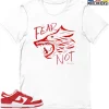 T-Shirt - Nike Dunk Low University Red (2020) - Sneaker-Matching T-Shirt (FEAR NOT) -Nike Dunk shop online mockupGenerator 5967