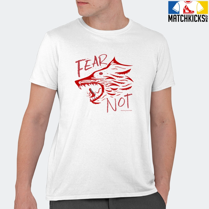 T-Shirt - Nike Dunk Low University Red (2020) - Sneaker-Matching T-Shirt (FEAR NOT) 11 T-Shirt - Nike Dunk Low University Red (2020) - Sneaker-Matching T-Shirt (FEAR NOT) - Image 9