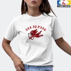 T-Shirt - Nike Dunk Low University Red (2020) - Sneaker-Matching T-Shirt (All Is Fair) -Nike Dunk shop online mockupGenerator 5981