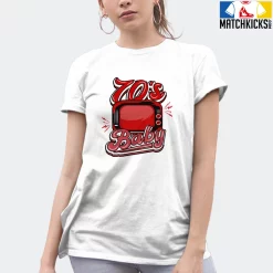 T-Shirt - Nike Dunk Low University Red (2020) - Sneaker-Matching T-Shirt (70's Baby) 19 T-Shirt - Nike Dunk Low University Red (2020) - Sneaker-Matching T-Shirt (70's Baby) -Nike Dunk shop online mockupGenerator 6018