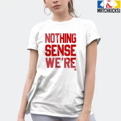 T-Shirt - Nike Dunk Low University Red (2020) - Sneaker-Matching T-Shirt (Makes Sense Heart Left) -Nike Dunk shop online mockupGenerator 6027