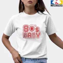 T-Shirt - Nike Dunk Low University Red (2020) - Sneaker-Matching T-Shirt (80's Baby) -Nike Dunk shop online mockupGenerator 6035