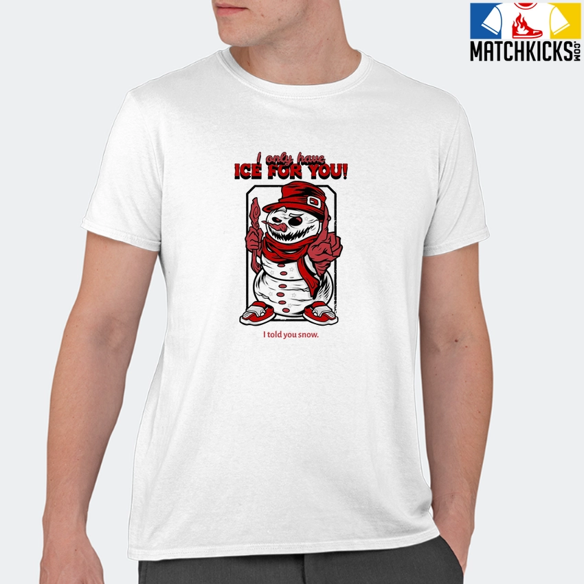 T-Shirt - Nike Dunk Low University Red (2020) - Sneaker-Matching T-Shirt (Snowman Ice For You) 11 T-Shirt - Nike Dunk Low University Red (2020) - Sneaker-Matching T-Shirt (Snowman Ice For You) - Image 9