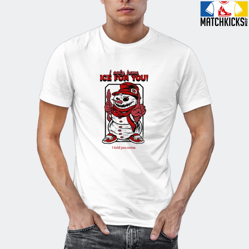 T-Shirt - Nike Dunk Low University Red (2020) - Sneaker-Matching T-Shirt (Snowman Ice For You) 12 T-Shirt - Nike Dunk Low University Red (2020) - Sneaker-Matching T-Shirt (Snowman Ice For You) - Image 10