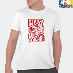 T-Shirt - Nike Dunk Low University Red (2020) - Sneaker-Matching T-Shirt (Stay Grateful) -Nike Dunk shop online mockupGenerator 6055