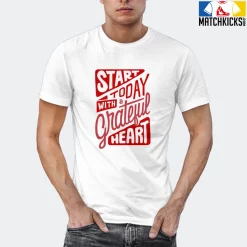 T-Shirt - Nike Dunk Low University Red (2020) - Sneaker-Matching T-Shirt (Stay Grateful) -Nike Dunk shop online mockupGenerator 6056