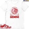 T-Shirt - Nike Dunk Low University Red (2020) - Sneaker-Matching T-Shirt (Gemini Passionately Me) 2 T-Shirt - Nike Dunk Low University Red (2020) - Sneaker-Matching T-Shirt (Gemini Passionately Me) -Nike Dunk shop online mockupGenerator 6066