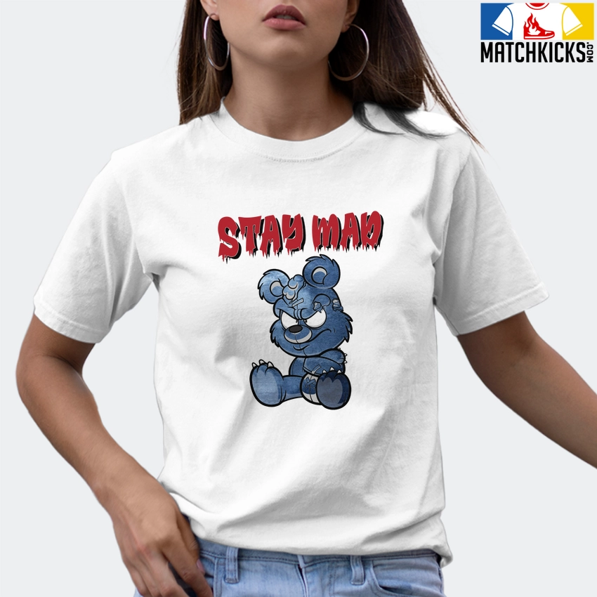 T-Shirt - Nike Dunk High Washed Denim Pack - Sneaker-Matching T-Shirt (STAY MAD) 9 T-Shirt - Nike Dunk High Washed Denim Pack - Sneaker-Matching T-Shirt (STAY MAD) - Image 7