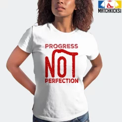 T-Shirt - Nike Dunk Low University Red (2020) - Sneaker-Matching T-Shirt (Progress NOT Perfection) -Nike Dunk shop online mockupGenerator 6086