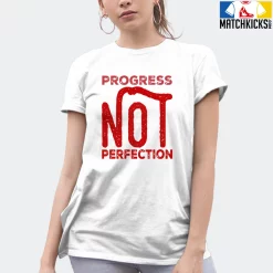 T-Shirt - Nike Dunk Low University Red (2020) - Sneaker-Matching T-Shirt (Progress NOT Perfection) -Nike Dunk shop online mockupGenerator 6090