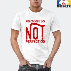 T-Shirt - Nike Dunk Low University Red (2020) - Sneaker-Matching T-Shirt (Progress NOT Perfection) -Nike Dunk shop online mockupGenerator 6092