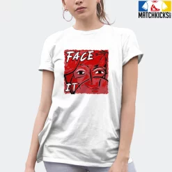 T-Shirt - Nike Dunk Low University Red (2020) - Sneaker-Matching T-Shirt (FACE IT) -Nike Dunk shop online mockupGenerator 6108