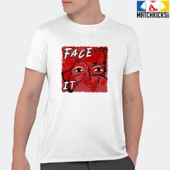 T-Shirt - Nike Dunk Low University Red (2020) - Sneaker-Matching T-Shirt (FACE IT) -Nike Dunk shop online mockupGenerator 6109