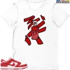 T-Shirt - Nike Dunk Low University Red (2020) - Sneaker-Matching T-Shirt (Spray Can) -Nike Dunk shop online mockupGenerator 6111