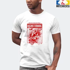 T-Shirt - Nike Dunk Low University Red (2020) - Sneaker-Matching T-Shirt (BEAST MODE) -Nike Dunk shop online mockupGenerator 6150