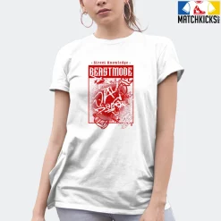 T-Shirt - Nike Dunk Low University Red (2020) - Sneaker-Matching T-Shirt (BEAST MODE) -Nike Dunk shop online mockupGenerator 6153