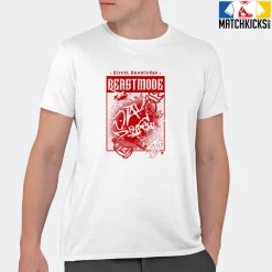 T-Shirt - Nike Dunk Low University Red (2020) - Sneaker-Matching T-Shirt (BEAST MODE) -Nike Dunk shop online mockupGenerator 6154