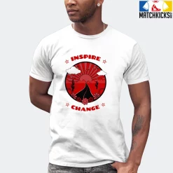 T-Shirt - Nike Dunk Low University Red (2020) - Sneaker-Matching T-Shirt (Inspire Change) -Nike Dunk shop online mockupGenerator 6159