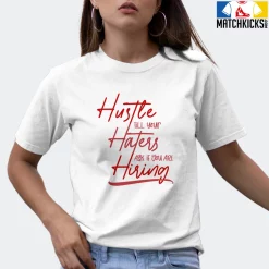 T-Shirt - Nike Dunk Low University Red (2020) - Sneaker-Matching T-Shirt (HUSTLE TILL YOUR HATERS ASK) -Nike Dunk shop online mockupGenerator 6179