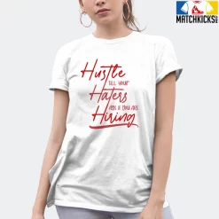 T-Shirt - Nike Dunk Low University Red (2020) - Sneaker-Matching T-Shirt (HUSTLE TILL YOUR HATERS ASK) -Nike Dunk shop online mockupGenerator 6180