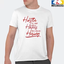 T-Shirt - Nike Dunk Low University Red (2020) - Sneaker-Matching T-Shirt (HUSTLE TILL YOUR HATERS ASK) -Nike Dunk shop online mockupGenerator 6181