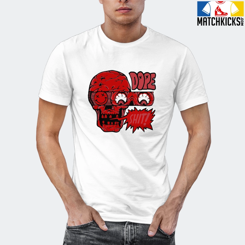 T-Shirt - Nike Dunk Low University Red (2020) - Sneaker-Matching T-Shirt (DOPE SHIT) 12 T-Shirt - Nike Dunk Low University Red (2020) - Sneaker-Matching T-Shirt (DOPE SHIT) - Image 10