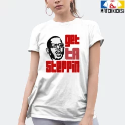 T-Shirt - Nike Dunk Low University Red (2020) - Sneaker-Matching T-Shirt (GET TA STEPPIN With MARTIN) -Nike Dunk shop online mockupGenerator 6198