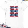 T-Shirt - Nike Dunk High Washed Denim Pack - Sneaker-Matching T-Shirt (BLESSED Many Times) 2 T-Shirt - Nike Dunk High Washed Denim Pack - Sneaker-Matching T-Shirt (BLESSED Many Times) -Nike Dunk shop online mockupGenerator 620