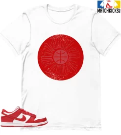 T-Shirt - Nike Dunk Low University Red (2020) - Sneaker-Matching T-Shirt (Killin It)