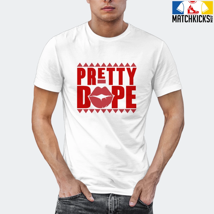 T-Shirt - Nike Dunk Low University Red (2020) - Sneaker-Matching T-Shirt (Pretty DOPE) 12 T-Shirt - Nike Dunk Low University Red (2020) - Sneaker-Matching T-Shirt (Pretty DOPE) - Image 10