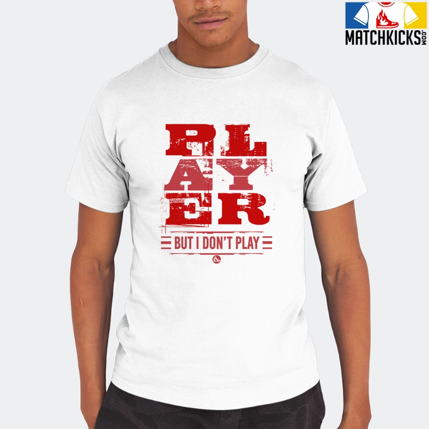 T-Shirt - Nike Dunk Low University Red (2020) - Sneaker-Matching T-Shirt (PLAYER But I Dont Play) 8 T-Shirt - Nike Dunk Low University Red (2020) - Sneaker-Matching T-Shirt (PLAYER But I Dont Play) - Image 6