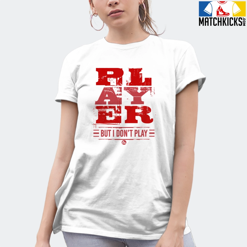 T-Shirt - Nike Dunk Low University Red (2020) - Sneaker-Matching T-Shirt (PLAYER But I Dont Play) 10 T-Shirt - Nike Dunk Low University Red (2020) - Sneaker-Matching T-Shirt (PLAYER But I Dont Play) - Image 8