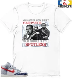 T-Shirt - Nike Dunk High Washed Denim Pack - Sneaker-Matching T-Shirt (No Matter How Dirty)