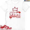 T-Shirt - Nike Dunk Low University Red (2020) - Sneaker-Matching T-Shirt (KING GRAF) -Nike Dunk shop online mockupGenerator 6309