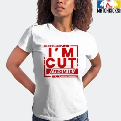 T-Shirt - Nike Dunk Low University Red (2020) - Sneaker-Matching T-Shirt (The Cloth I'm Cut From) -Nike Dunk shop online mockupGenerator 6347