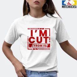 T-Shirt - Nike Dunk Low University Red (2020) - Sneaker-Matching T-Shirt (The Cloth I'm Cut From) -Nike Dunk shop online mockupGenerator 6350