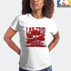 T-Shirt - Nike Dunk Low University Red (2020) - Sneaker-Matching T-Shirt (Lab Trip) -Nike Dunk shop online mockupGenerator 6365