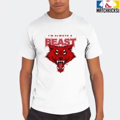 T-Shirt - Nike Dunk Low University Red (2020) - Sneaker-Matching T-Shirt (Im Always A BEAST) -Nike Dunk shop online mockupGenerator 6385