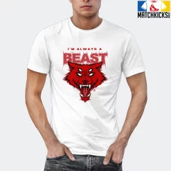 T-Shirt - Nike Dunk Low University Red (2020) - Sneaker-Matching T-Shirt (Im Always A BEAST) -Nike Dunk shop online mockupGenerator 6389