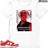 T-Shirt - Nike Dunk Low University Red (2020) - Sneaker-Matching T-Shirt (Juice Wrld)