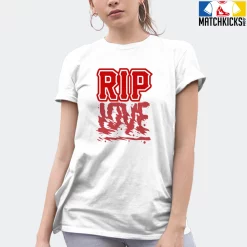 T-Shirt - Nike Dunk Low University Red (2020) - Sneaker-Matching T-Shirt (RIP Love) -Nike Dunk shop online mockupGenerator 6414