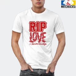 T-Shirt - Nike Dunk Low University Red (2020) - Sneaker-Matching T-Shirt (RIP Love) -Nike Dunk shop online mockupGenerator 6416