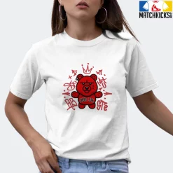 T-Shirt - Nike Dunk Low University Red (2020) - Sneaker-Matching T-Shirt (THUG LIFE BEAR) -Nike Dunk shop online mockupGenerator 6449