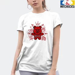 T-Shirt - Nike Dunk Low University Red (2020) - Sneaker-Matching T-Shirt (THUG LIFE BEAR) -Nike Dunk shop online mockupGenerator 6450