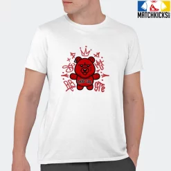 T-Shirt - Nike Dunk Low University Red (2020) - Sneaker-Matching T-Shirt (THUG LIFE BEAR) -Nike Dunk shop online mockupGenerator 6451