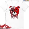 T-Shirt - Nike Dunk Low University Red (2020) - Sneaker-Matching T-Shirt (Bear Face) 2 T-Shirt - Nike Dunk Low University Red (2020) - Sneaker-Matching T-Shirt (Bear Face) -Nike Dunk shop online mockupGenerator 6453