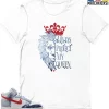 T-Shirt - Nike Dunk High Washed Denim Pack - Sneaker-Matching T-Shirt (MALE KING) -Nike Dunk shop online mockupGenerator 647