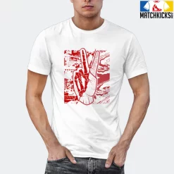 T-Shirt - Nike Dunk Low University Red (2020) - Sneaker-Matching T-Shirt (Inner Peace) -Nike Dunk shop online mockupGenerator 6506